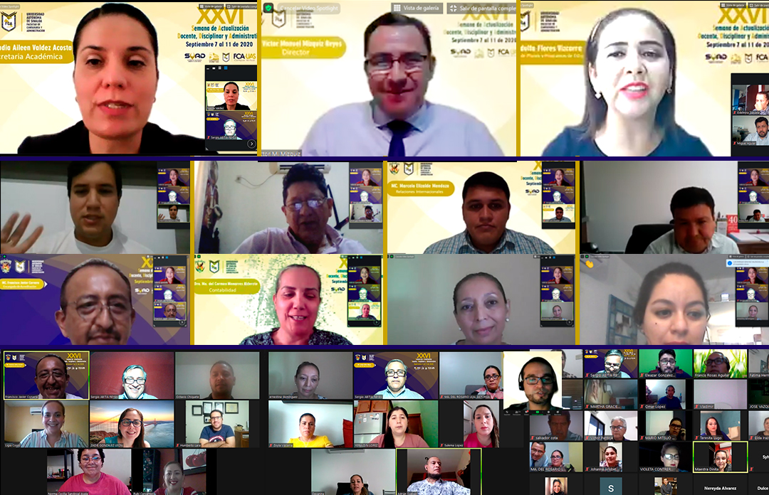 INICIAN REUNIONES DE ACADEMIA DE MANERA VIRTUAL