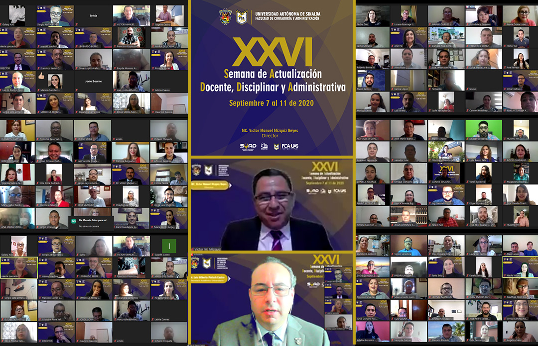 INICIA SEMANA DE ACTUALIZACIÓN DOCENTE, DISCIPLINAR Y ADMINISTRATIVA EN LA FCA – UAS, XXVI EDICIÓN