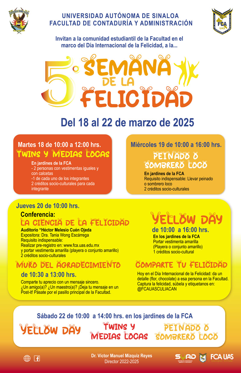 5ª Semana de la Felicidad FCA 2024